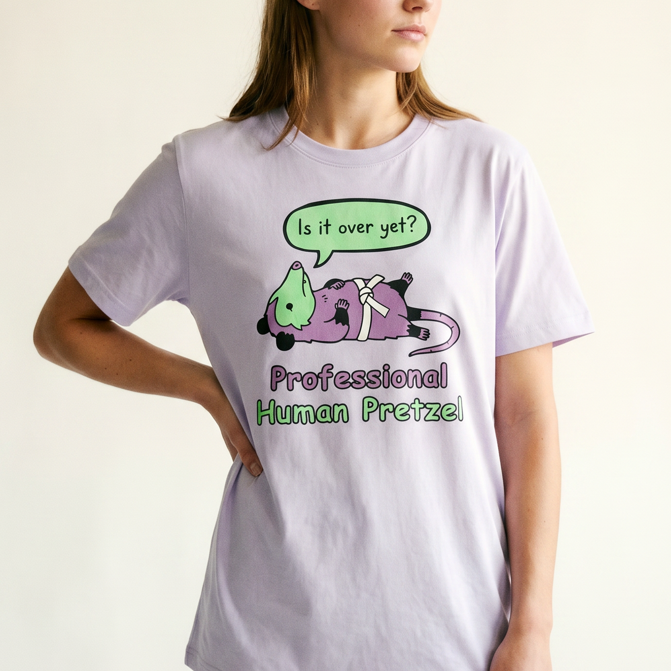 Professional Human Pretzel T-shirt